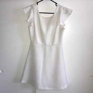 Bcbg white cocktail dress